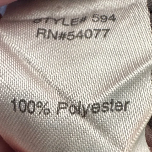 CAbi Floral Sleeveless Draped Blouse Charcoal & Pink - Size Large - Picture 9 of 10